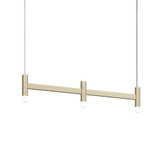 Systema Staccato 12W 1 LED Linear Pendant by Sonneman - 1783