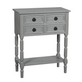 Barrett 4 Drawer Console Table 29.5 Inch X 23.5 Inch Wide by Stylecraft - AF102680DS
