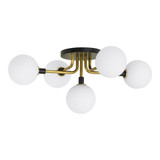 Sean Lavin 5 Light 18 Inch Wide Flush Mount by Visual Comfort Modern - 700FMVGO