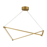 Balto 1 LED Light Oversized Linear Pendant by Visual Comfort Modern - 700LSBLT