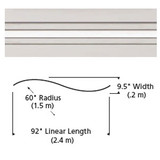 Two-Circuit Monorail Pre-Bent S Curve by VC Modern - 700MO2BHS