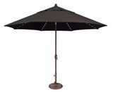 Lanai 11 Foot Aluminum Crank Lift Octagon Market Umbrella by Simply Shade - SSUM81SL