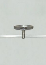 4 Inch Round Monorail Single Power Feed Canopy by VC Modern - 700MOP4C02