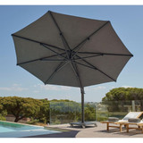 13 Foot Aluminum Crank Lift Octagon Cantilever Umbrella by Jardinico - JCP401O
