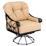Derby 41.25 Inch Swivel Rocking Lounge Chair by Woodard - 4T0077