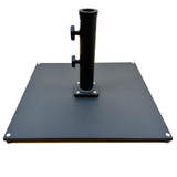 Steel Plate 85 lb. Square Base by Galtech International - 086sq
