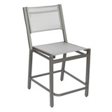 Palm Coast 40.25 Inch Sling Counter Stool without Arms by Woodard - 570861