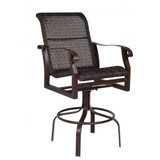 Cortland 47.25 Inch Woven Swivel Bar Stool by Woodard - 5V0468