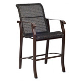Cortland 47.25 Inch Woven Stationary Bar Stool by Woodard - 5V0481