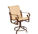 Belden 42.5 Inch Sling Swivel Counter Stool by Woodard - 62H469