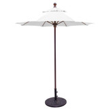 6 Foot Aluminum Manual Lift Octagon Market Umbrella by Galtech - 715