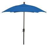 7.5 Foot Crank Lift Hexagon Patio Market Umbrella by Fiberbuilt - 7HCR