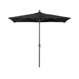 3.5 x 7 Foot Aluminum Crank Lift Rectangle Market Umbrella by Galtech - 772