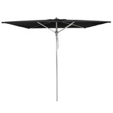 8 Foot Aluminum Pulley Lift Square Market Umbrella by Galtech - 782