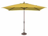 6 x 10 Foot Aluminum Crank Lift Rectangle Market Umbrella by Simply Shade - SSUM9C