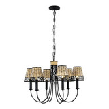 Cayman 6 Light Medium Chandelier by Varaluz - 362C06