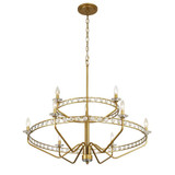 Monroe 9 Light Oversized Chandelier by Varaluz - 363C09