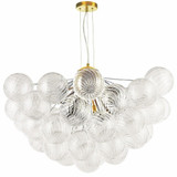 Charlize 12 Light Chandelier 21 Inch Tall and 36 Inch Wide by Dainolite - CLZ-3612C
