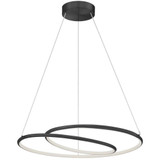 Gabriel 1 LED Light Medium Chandelier by Dainolite - GBL-2438LEDC