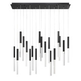 Benicio 56.7W 18 LED Chandelier 18 Inch Tall and 9.75 Inch Wide by Eurofase - 46771