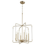 Optic 6 Light Large Pendant 20 Inch Wide by Quorum - 6114-6