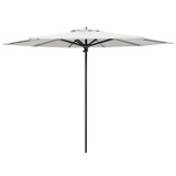 9 Foot Commercial Manual Lift Octagon Market Umbrella by Galtech - 732