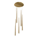 Brendon Meadow 5 LED Light Small Round Chandelier by BSH - 465-BEL-880607