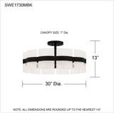 SWE1730MBK | dimension