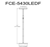 FCE-5430LEDF-SB | dimension
