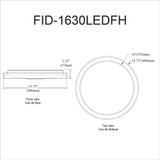 fid-1630ledfh-agb | dimension