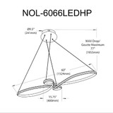 NOL-6066LEDHP-MB | dimension