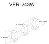 VER-243W-PC | dimension