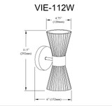 VIE-112W-AGB | dimension