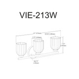 VIE-213W-PC | dimension