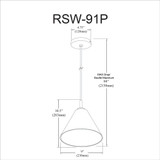 rsw-91p-pc-clr | dimension