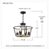 BRT2817GK | dimension