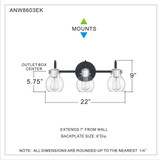 ANW8603EK | dimension
