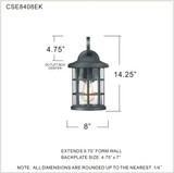 CSE8408EK | dimension