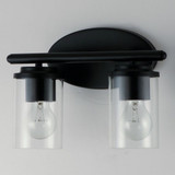 Corona 2 Light Clear Glass Vanity Light by Maxim - 10212