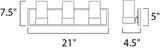 23073CLFTPC/BUL | dimension