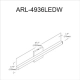 arl-4936ledw-mb | dimension