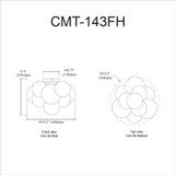 CMT-143FH-CLR-AGB | dimension