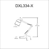 dxl334-x-bk | dimension