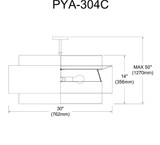 PYA-304C-AGB-WH | dimension
