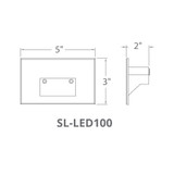 SL-LED100-30-BK | dimension
