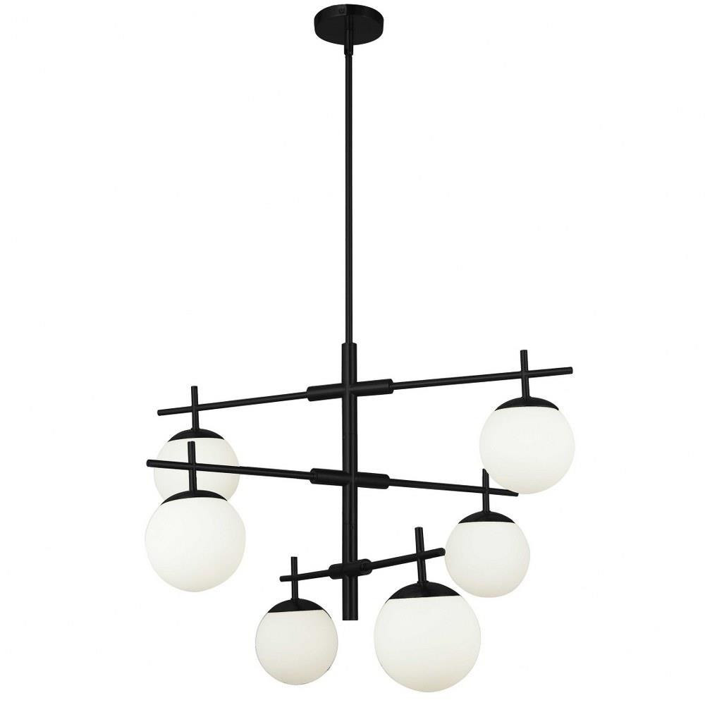 Caelia 6 Light Large 3 Tier Chandelier by Dainolite - CAE-306C
