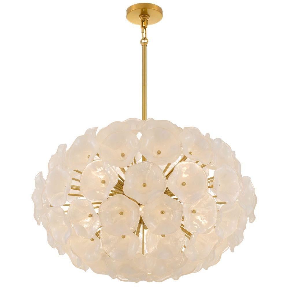 Audrey 15W 8 LED Pendant 19.5 Inch Tall and 28 Inch Wide by Quoizel - AUD2828