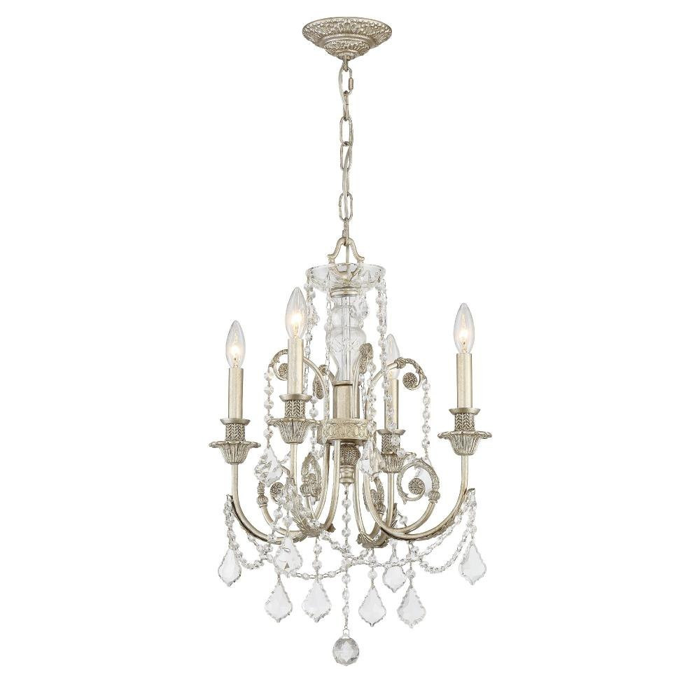 Regis 4 Light Small Chandelier by Crystorama - 5114