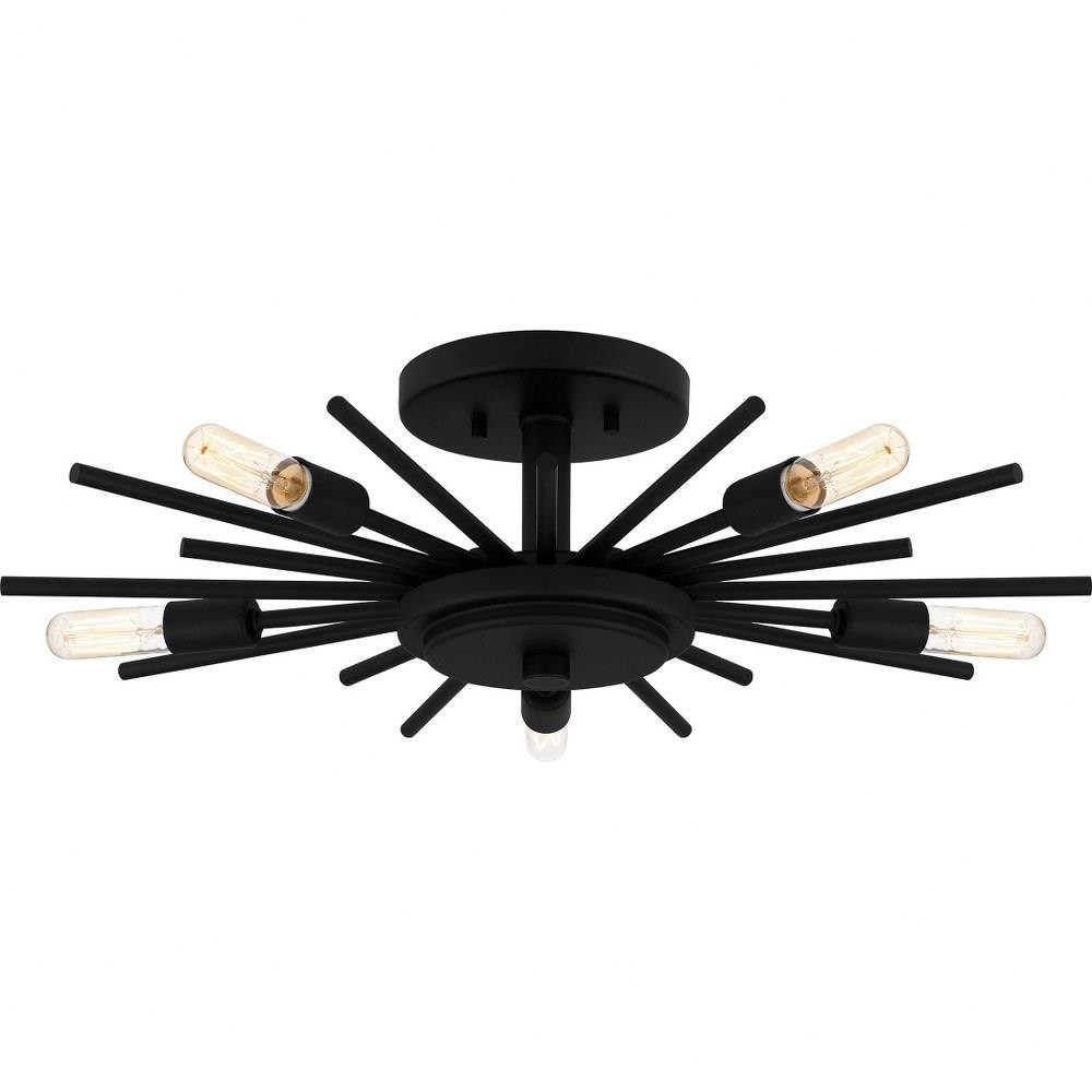 5 Light 22 Inch Wide Semi Flush Mount by Quoizel - QSF6158