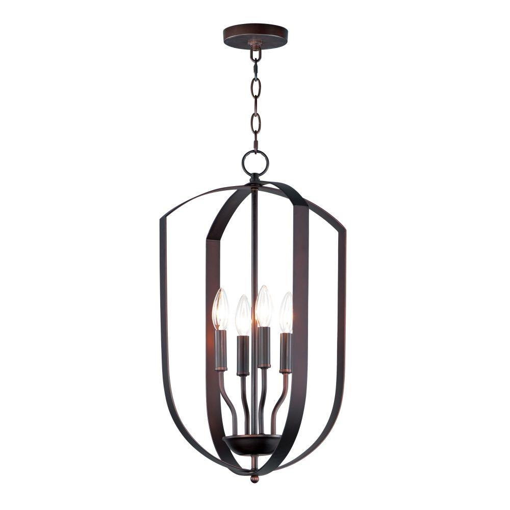 Provident 4 Light Small Chandelier by Maxim 10034SN - 10034